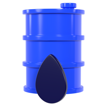 Oil Barrel  3D Illustration