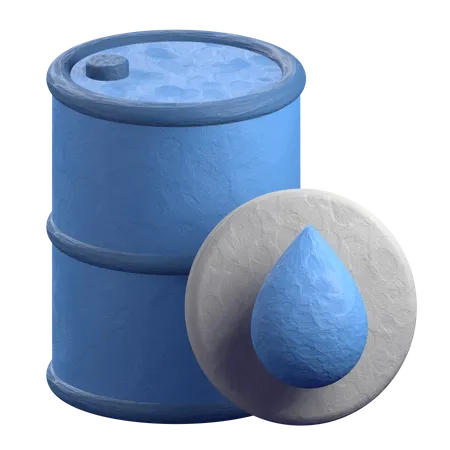 Oil Barrel 3D Illustration