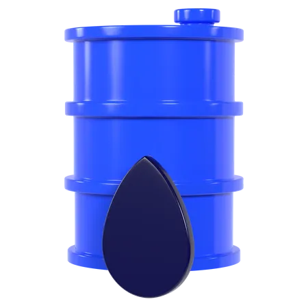 Oil Barrel 3D Illustration