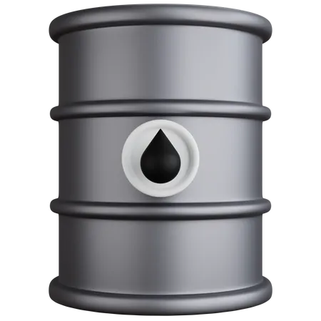 Oil Barrel 3D Icon