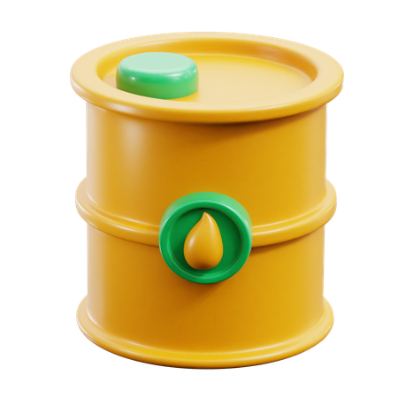 Oil Barrels  3D Icon