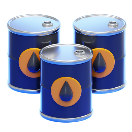 OIL BARRELS  3D Icon