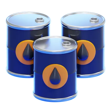 OIL BARRELS  3D Icon
