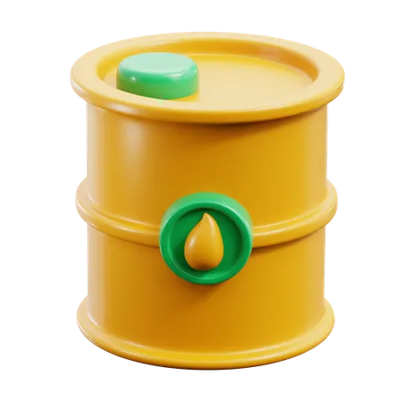 Oil Barrels  3D Icon