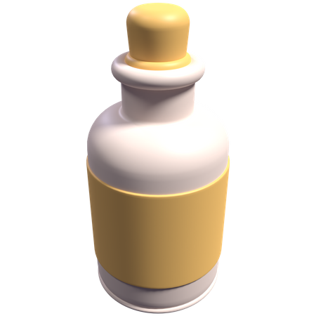 Oil Bottle  3D Icon