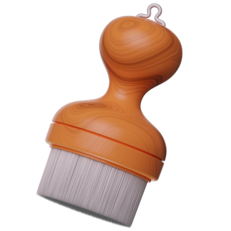 Oil Brush  3D Icon