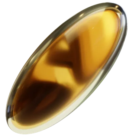 Oil Capsule  3D Icon