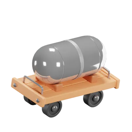 Oil Carriage  3D Icon