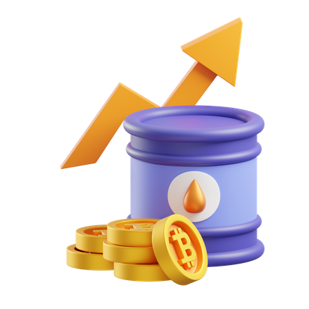 Oil Commodity  3D Icon