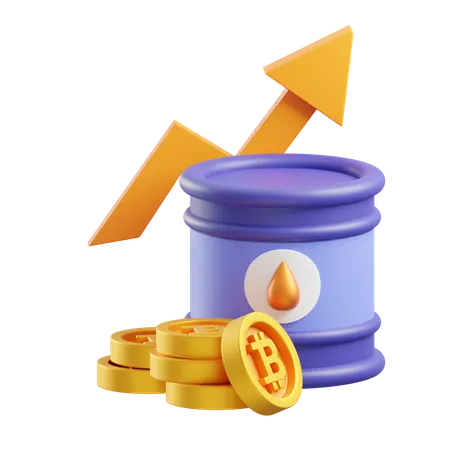 Oil Commodity  3D Icon