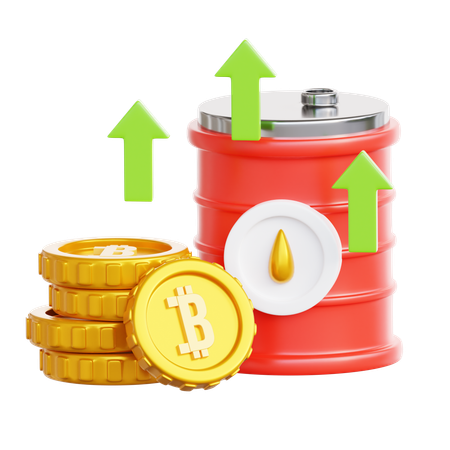 Oil Commodity  3D Icon