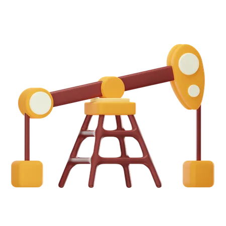 Oil Drilling Machine  3D Icon