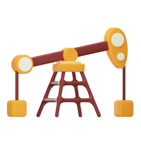 Oil Drilling Machine  3D Icon