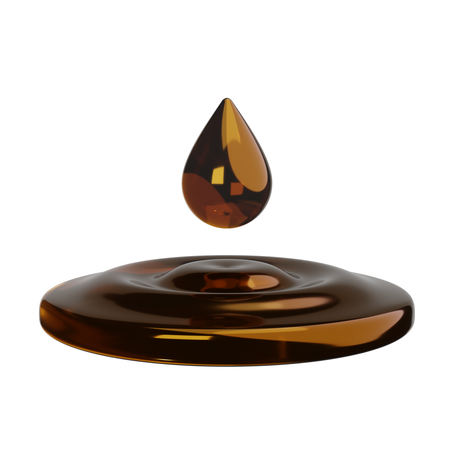 Oil Drop  3D Icon