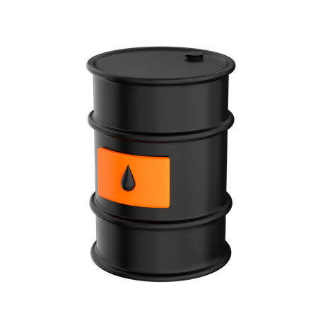 Oil Drum  3D Icon