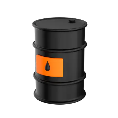 Oil Drum  3D Icon