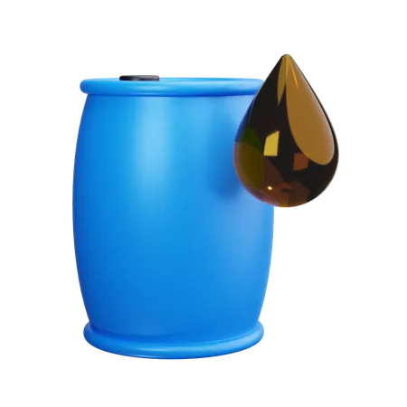 Oil drum  3D Icon