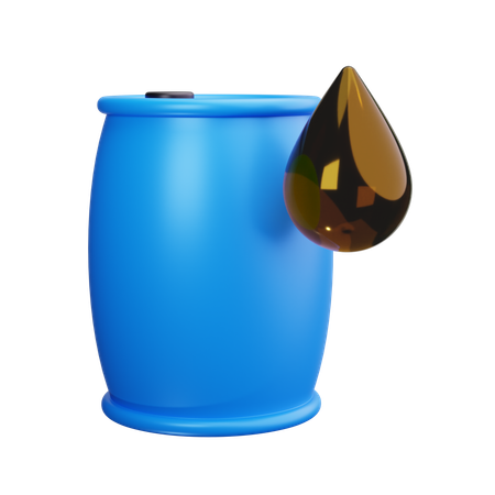 Oil drum  3D Icon