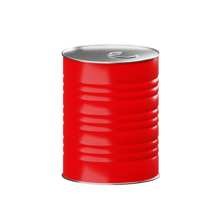 Oil Drum  3D Illustration