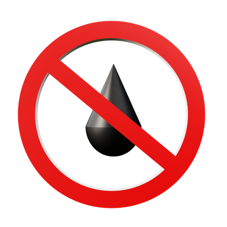 Oil Free  3D Icon