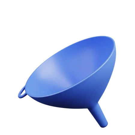 Oil funnel  3D Illustration