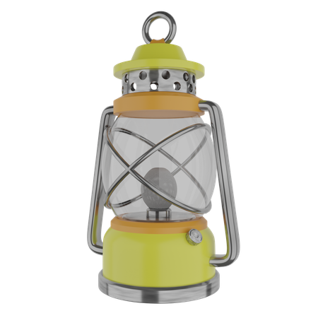 Oil Lamp  3D Icon