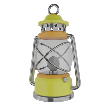 Oil Lamp  3D Icon