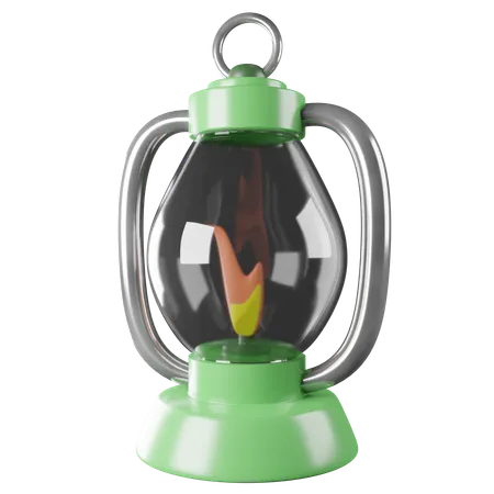 Oil Lamp  3D Icon