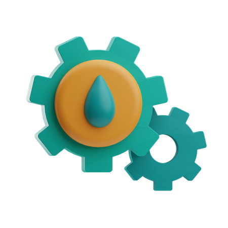 Oil Management  3D Icon