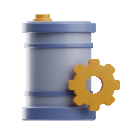 Oil Management  3D Icon