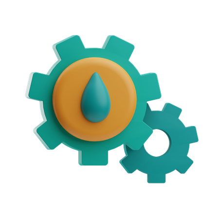 Oil Management  3D Icon