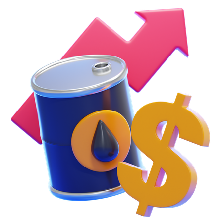 OIL PRICE  3D Icon