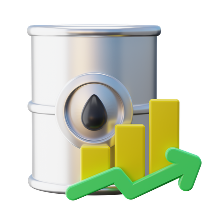 Oil Price Hike  3D Icon