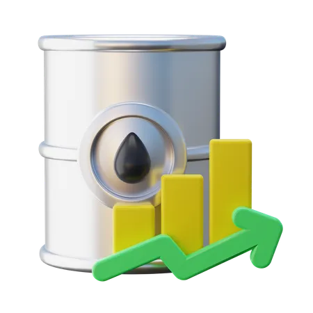 Oil Price Hike  3D Icon