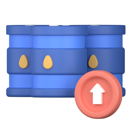 Oil Price Increase  3D Icon