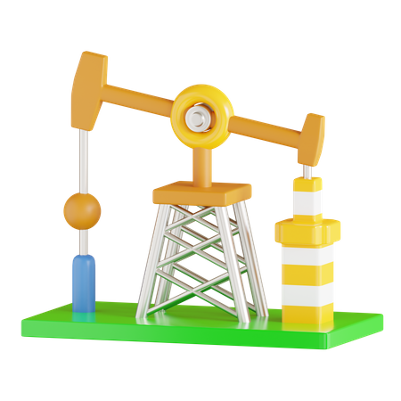 Oil Pump  3D Icon