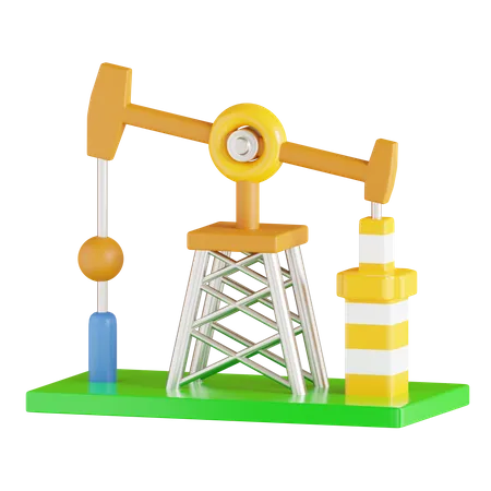 Oil Pump  3D Icon