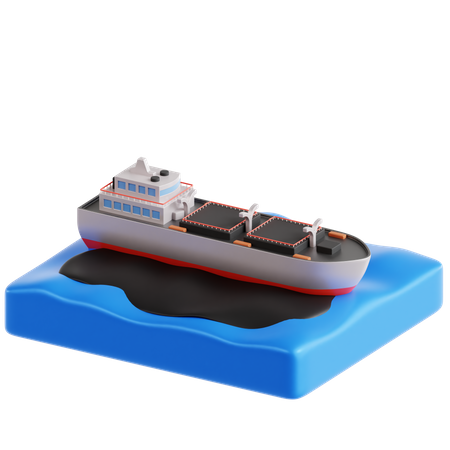 Oil Spill  3D Icon