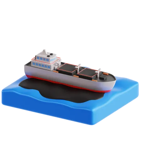 Oil Spill  3D Icon