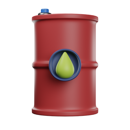 Oil Tank  3D Icon