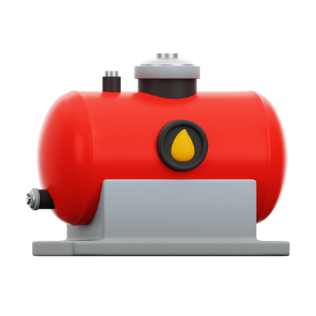 Oil Tank  3D Icon