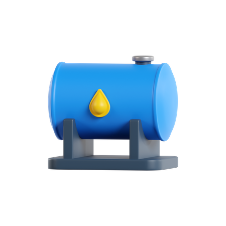 Oil Tank  3D Icon