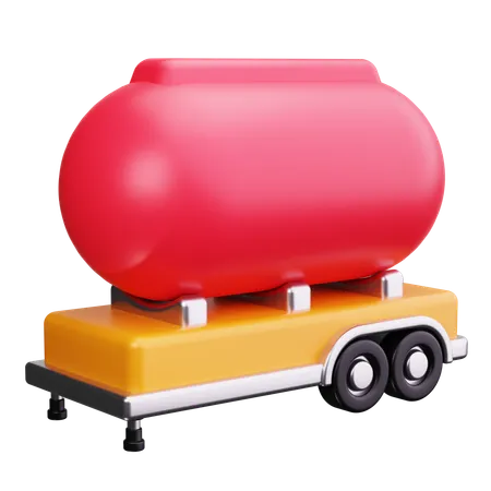 Oil Tank  3D Icon