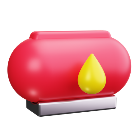 Oil Tank  3D Icon