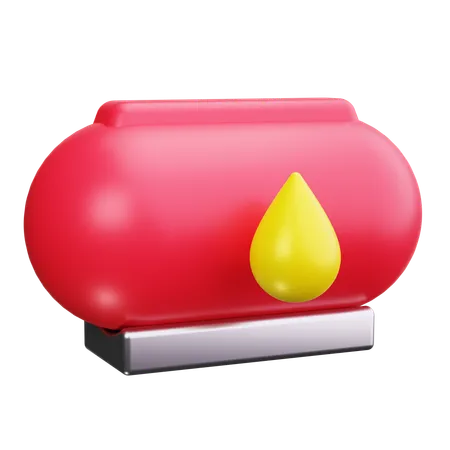 Oil Tank  3D Icon