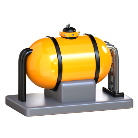 Oil Tank  3D Icon