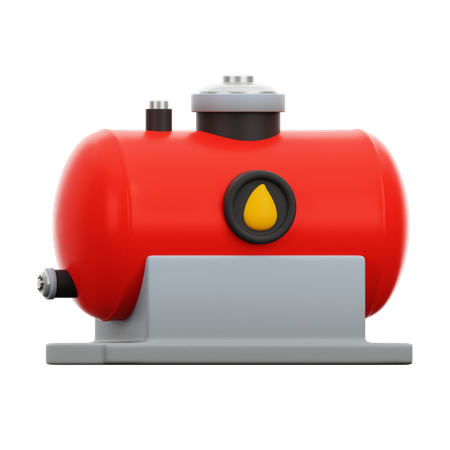 Oil Tank 3D Icon
