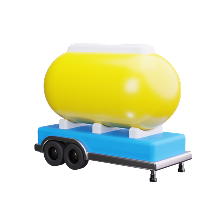 Oil Vehicle  3D Icon