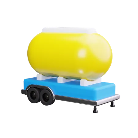 Oil Vehicle  3D Icon