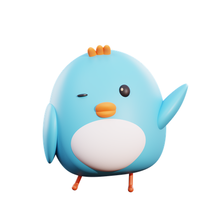 Oiseau  3D Icon